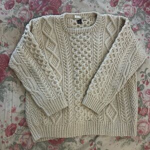 Baskin Irish Wool Pull Over Sweater